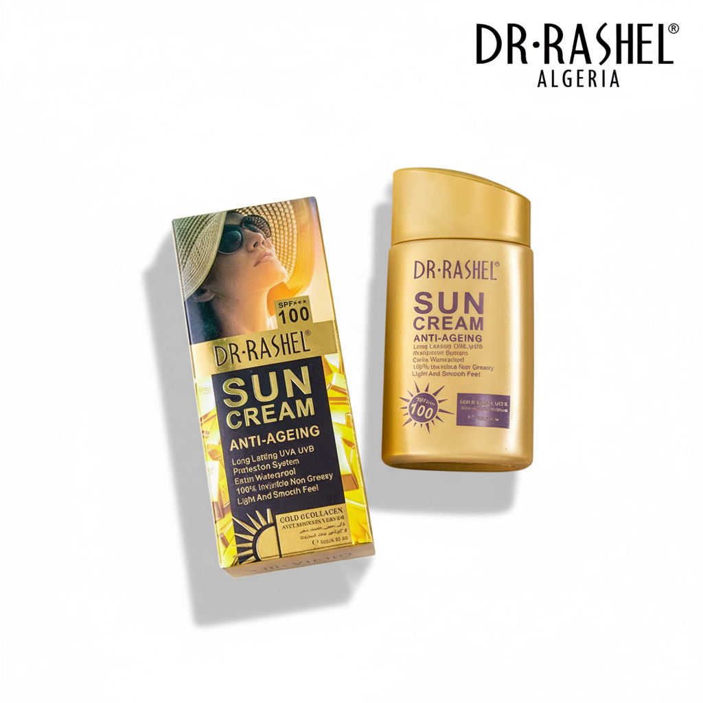Dr.Rashel كريم واقٍ من الشمس بعامل حماية +++SPF 100 مضاد للشيخوخة من د. راشيل – 80 غرام (DRL-1309)