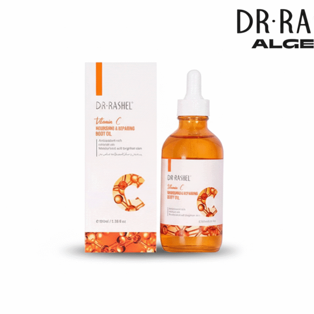 Dr rashel Vitamin C  د. راشيل فيتامين C زيت الجسم المغذي والمُرمم – 100 مل (DRL-1690)