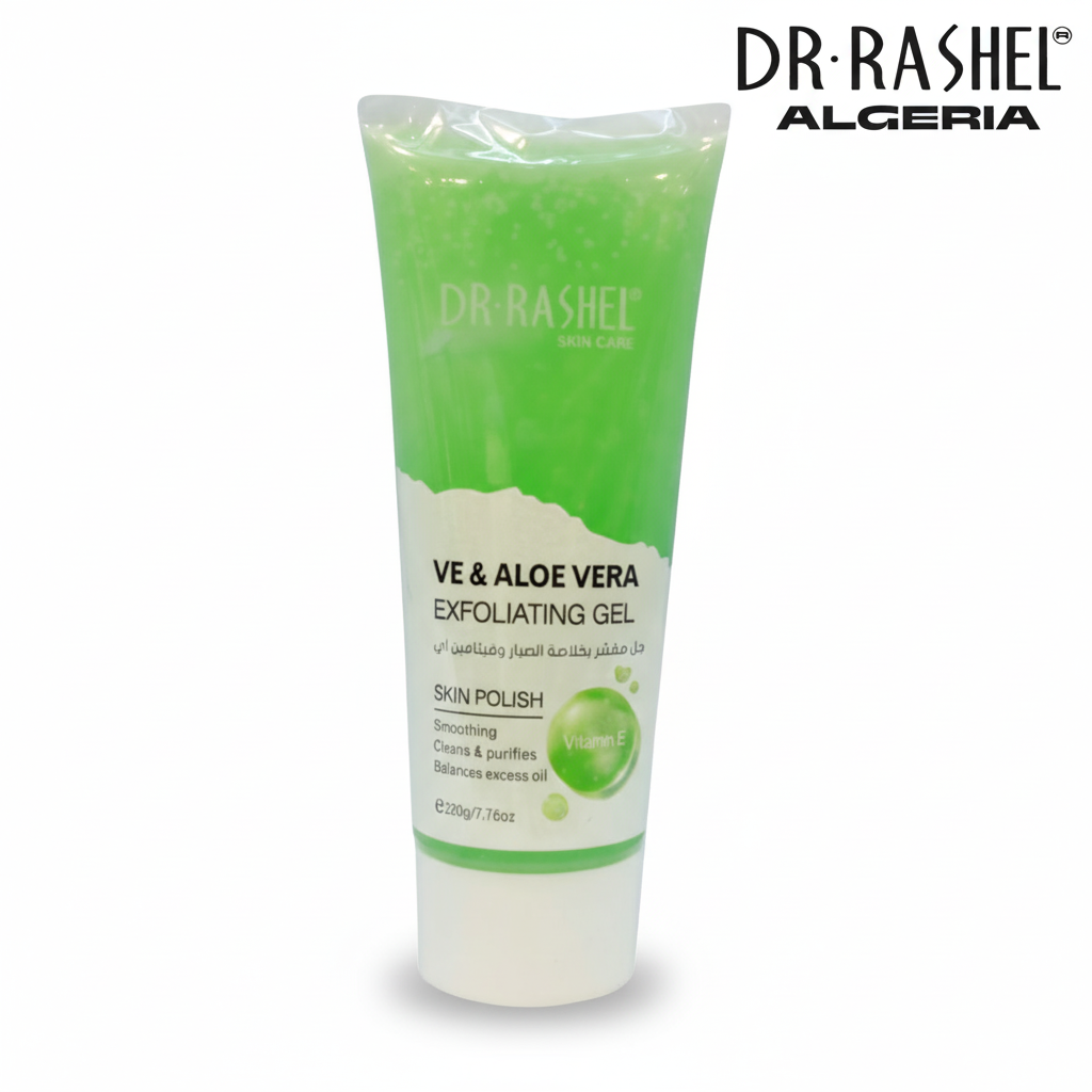 Dr. Rashel VE & Aloe Vera Exfoliating Gel  د. راشيل جل التقشير بفيتامين E والصبار (DRL-1775)